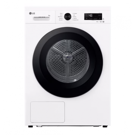 LG RHX1009NWK Στεγνωτήριο Ρούχων 9kg με Αντλία Θερμότητας